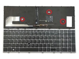 Tipkovnica HP EliteBook 750 755 850 855 G5 G6 Zbook 15u G5 15u G6 Osvetlitev (backlight) L29477-031 US nalepke Š Đ Ž Ć Č